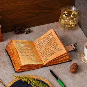 Premium Antique String Closure Leather Travel Journal