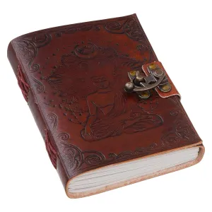Antique Style Handmade Leather Diary with 200 Blank Pages