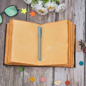 Handmade Leather Journal Diary with Metal Lock 200 Pages