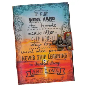 Handmade Vintage Leather Diary Journal 200 Unruled Pages