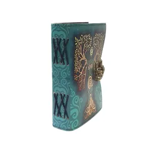 Classic Handmade Leather Diary 200 Unruled Writing Pages