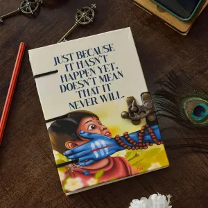 Handmade Printed Cardboard Journal Diary...