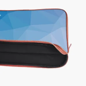 "Glass Blue Abstract" Laptop Sleeves:Bol...