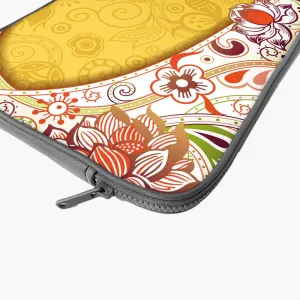 "Floral Abstract" Laptop Sleeves:Bold Mo...