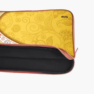 "Floral Abstract" Laptop Sleeves:Bold Mo...