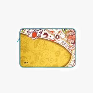 "Floral Abstract" Laptop Sleeves:Bold Mo...