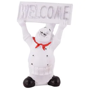 Cute Chef Figurine Miniature Resin Showpiece for Home Decor