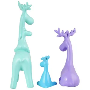 Deer Family Decorative Showpiece Set of 3 for Home Decor
