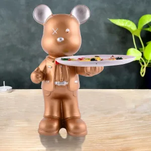 Teddy Bear Decorative Showpiece with Pla...