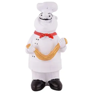 Miniature Cute Chef Resin Statue for Kitchen Decoration