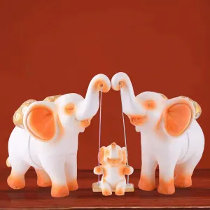 Premium Elephant Resin Figurines for Modern Home Decor