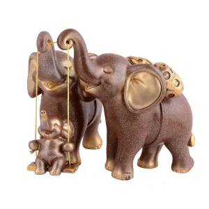 Decorative Elephant Figurine Set for Stylish Interiors