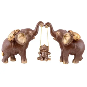 Decorative Elephant Figurine Set for Stylish Interiors