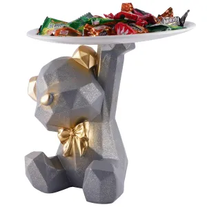 Playful Bear Figurine Showpiece for Home Interior Decor