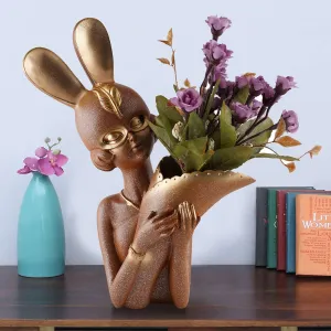 Handcrafted Floral Vase Showpiece for Li...