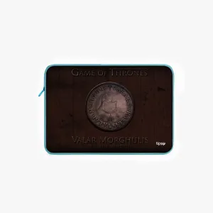 "VALAR MORGHULIS # GOT" Laptop Sleeves:B...