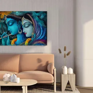 Radha Krishna Paintings For Wall Decorat...
