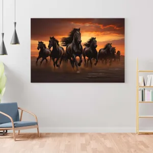 Seven Horse Painting For Wall Decoration...