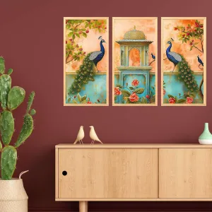 Wall Paintings Set of Three for Wall Decoration Big size Framed Wall Paintings