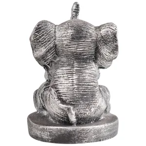 Resin Elephant Playing Musical Instrument Showpiece for Home Decor
