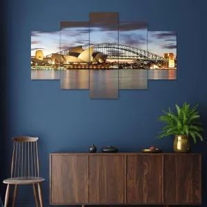 MDF Framed 3D Wall Painting Set of Five...