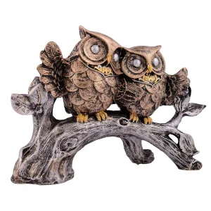 Owl Family Decorative Bird Statue for Home Decor