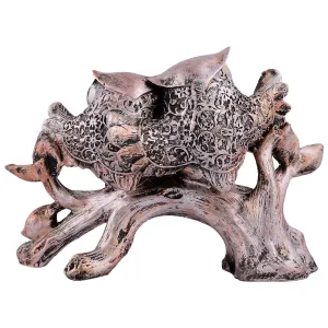 Owl Family Tree Decorative Bird Showpiece for Home