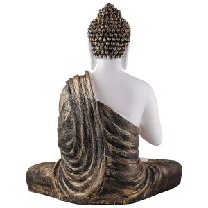 Gautam Buddha Statue Feng Shui Vastu Decorative Idol Golden Color