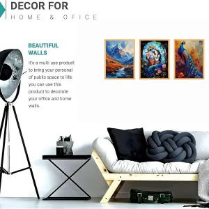 Wall Paintings for Wall Dacoration Large Framed Wall Paintings Set of Three for Living Room