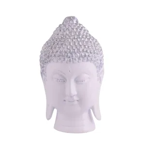 Gautam Buddha Statue Feng Shui Vastu Decorative Idol White Color