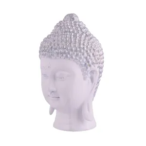 Gautam Buddha Statue Feng Shui Vastu Decorative Idol White Color