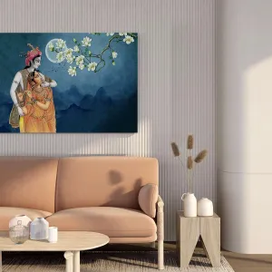 Radha Krishna Paintings For Wall Decorat...