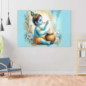 Radha Krishna Paintings For Wall Decorat...