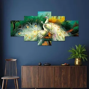 MDF Framed 3D Wall Painting Set of Five...
