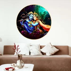 Radha Krishna Wall Painting for Wall Dec...