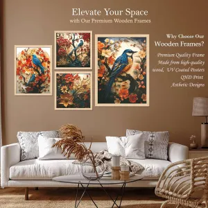 Framed Painting Set of Four for Wall Painting Decoration