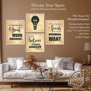 Framed Painting Set of Four for Wall Painting Decoration