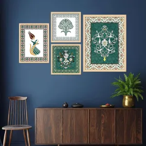 Framed Painting Set of Four for Wall Pai...