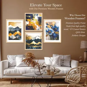 Framed Painting Set of Four for Wall Painting Decoration