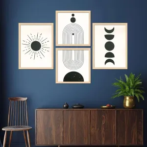 Framed Painting Set of Four for Wall Pai...