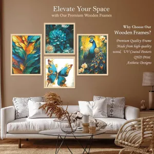 Framed Painting Set of Four for Wall Painting Decoration