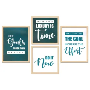 Framed Painting Set of Four for Wall Painting Decoration