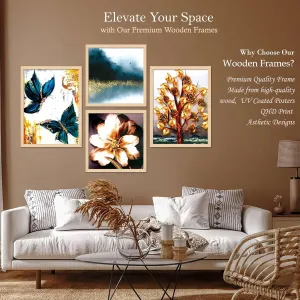 Framed Painting Set of Four for Wall Painting Decoration