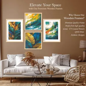Framed Painting Set of Four for Wall Painting Decoration