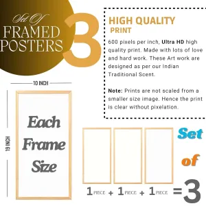 Wall Paintings Set of Three for Wall Decoration Big size Framed Wall Paintings