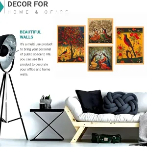 Wall Paintings Set of Four for Wall Dacoration Large Framed Wall Paintings