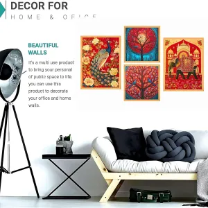 Wall Paintings Set of Four for Wall Dacoration Large Framed Wall Paintings