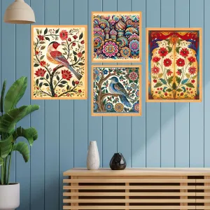 Wall Paintings Set of Four for Wall Dacoration Large Framed Wall Paintings