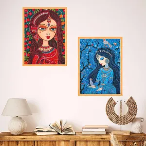 Wall Paintings Set of Two for Wall Dacor...