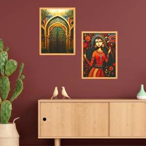 Wall Paintings Set of Two for Wall Dacor...